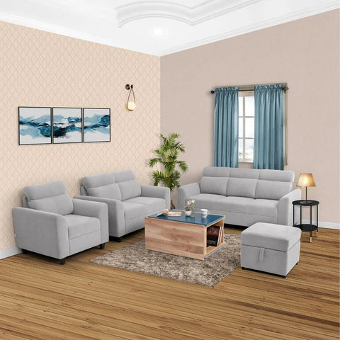 VelZivo Plus  Fabric Sofa Set