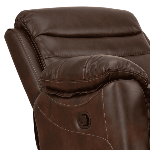 Mirage Brown Leatherette Recliner