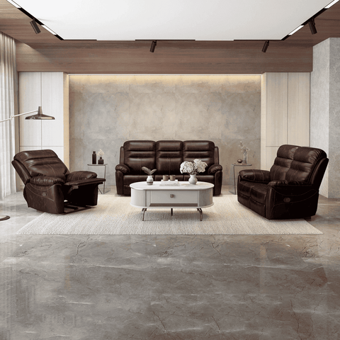 Mirage Brown Leatherette Recliner