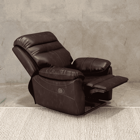 Mirage Brown Leatherette Recliner