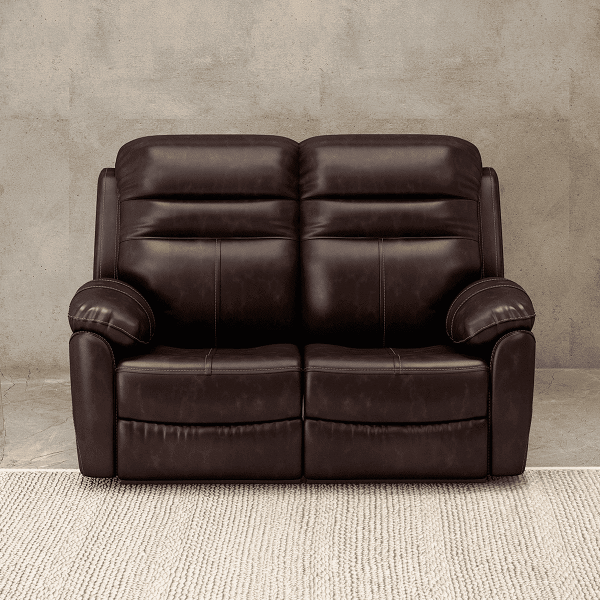 Mirage Brown Leatherette Recliner