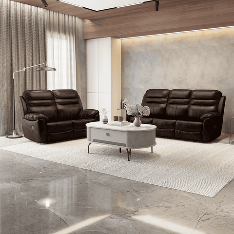 Mirage Brown Leatherette Recliner