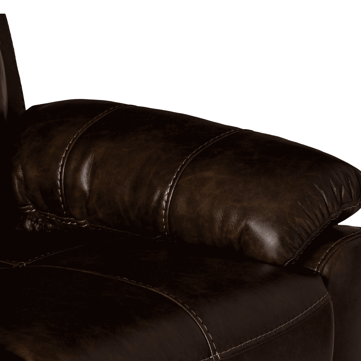 Mirage Brown Leatherette Recliner