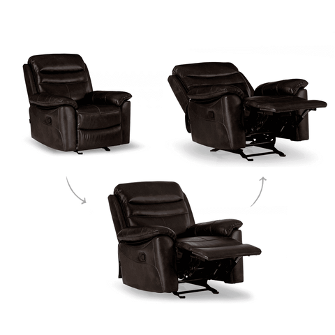 Mirage Brown Leatherette Recliner