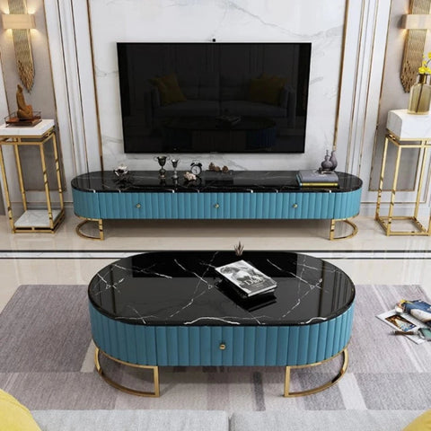 Urban Luxury TV Unit With Combo Center Table