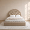 Moonbow Curve Kids Upholstered Bed With Hydraulic Storage