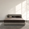 Orren Curve Edge Upholstered Bed In Fabric