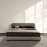 Orren Curve Edge Upholstered Bed In Fabric