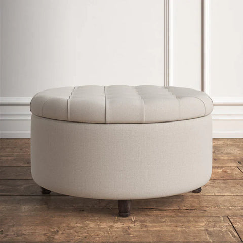 Gorgeous puffed Ottoman with storage