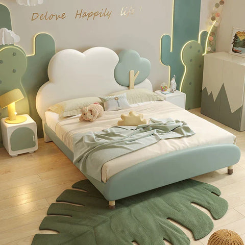 Cloudy Sea Upholstered Bed