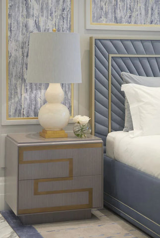 Ocean Pearl Upholstered Bed