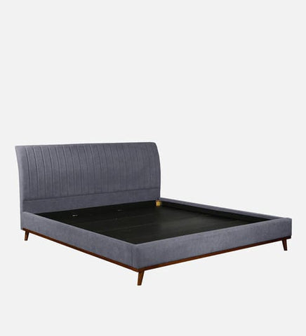 Tela Fabric Wood Bed