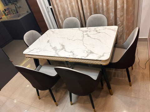 Imported Marble top Dinning table TMT 105