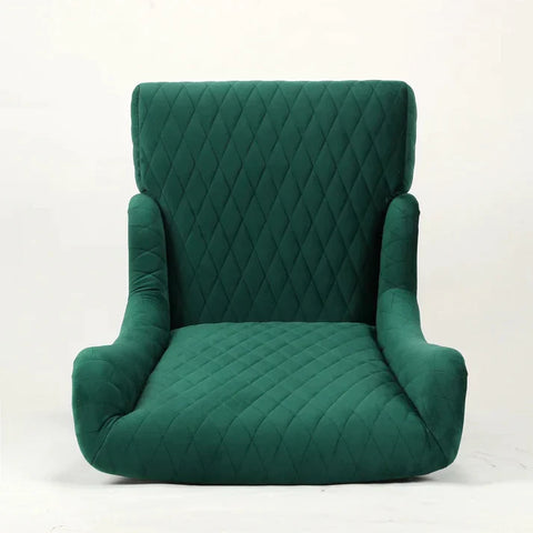 Tufted Velvet Wingback Chair