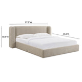 Zephyr Haven Upholstered Bed In Fabric