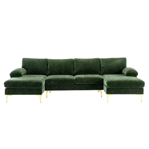 Accent Sofa, U-Shaped Sectional Sofa,