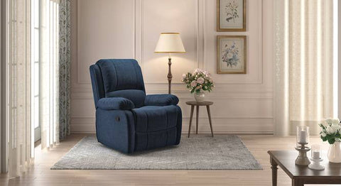 Lebowski Fabric One Seater Manual Recliner