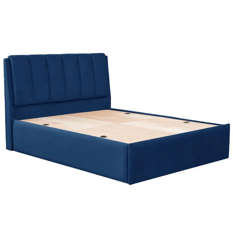 Ash Solid Wood Upholstered Bed