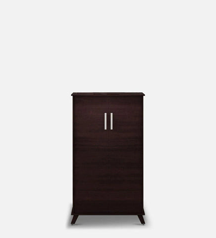 Hexa-2  Door-shoe Cabinet-in-Columbia Walnut Finish