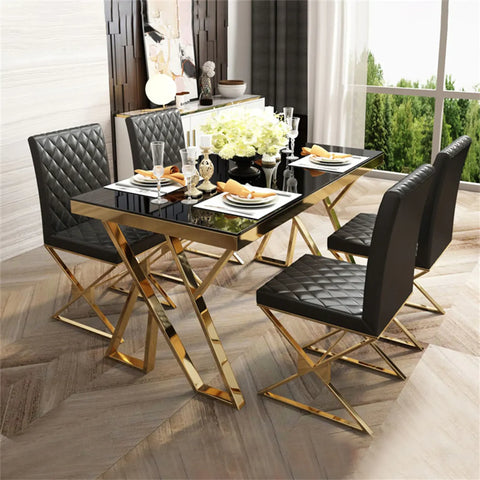 Rectangular dining table