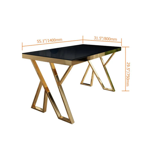 Rectangular dining table