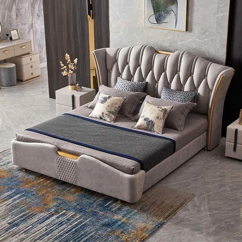 Onyx Modern Upholstered Tufted Bed