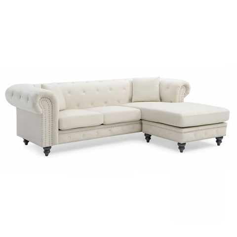 Adnelis Sectional Sofa with 2 Pillows