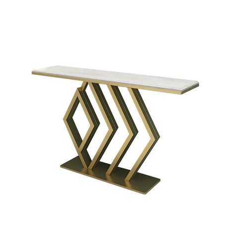 Pasco-Golden Console Table Stainless Steel