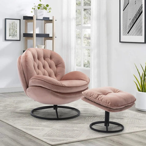 Anouk Upholstered  Swivel Accent Chair