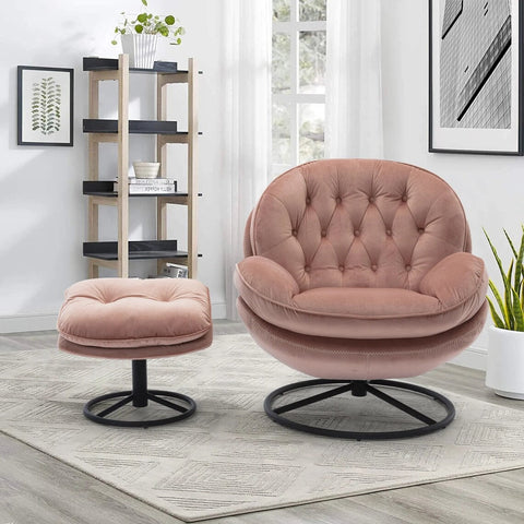 Anouk Upholstered  Swivel Accent Chair