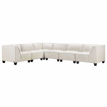 Wallingford 7-piece Leatherite Modular Sectional Sofa