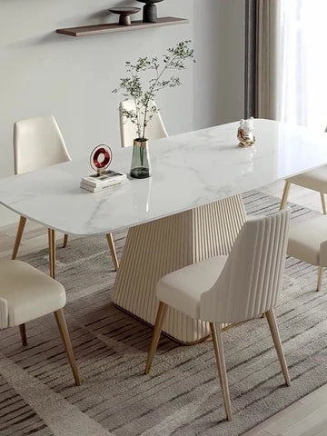 Texo Lopyuxury 4 Seater Dinning Table in Beige