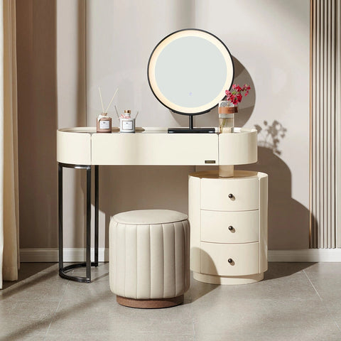 Round Mirror Dressing Table TMT (212)