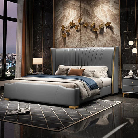 Winnfield Luxury Upholstered Bed Leatherette