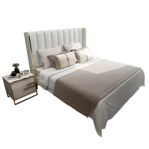 Gandalf Luxury Upholstered Bed Leatherette