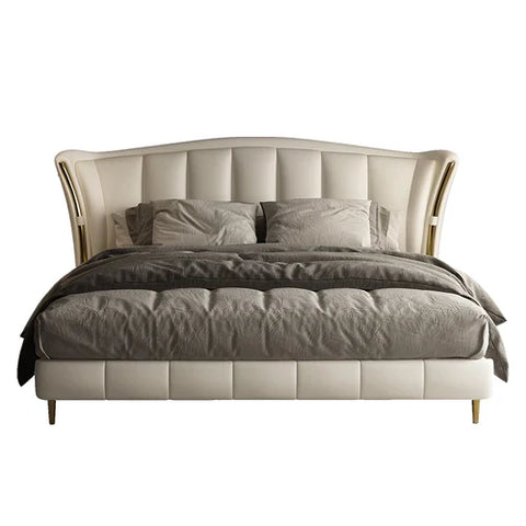 Achilles Upholstered Bed In Leatherette