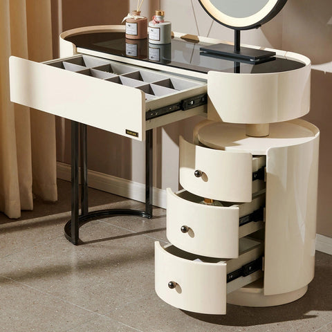 Round Mirror Dressing Table TMT (212)