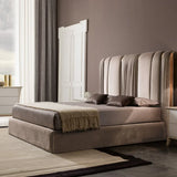 Lavish RoyaleWrap Upholstered Bed In Premium Fabric