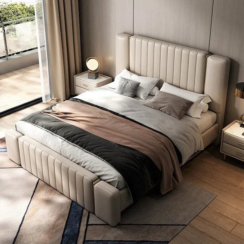 Jigsaw Premium Upholstered Bed