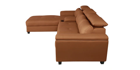 Impero Leatherette Sectional Sofa