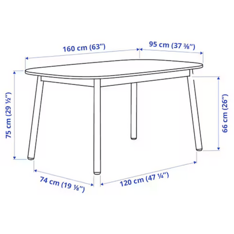 Lixus Luxury 6 Seater Dinning Table